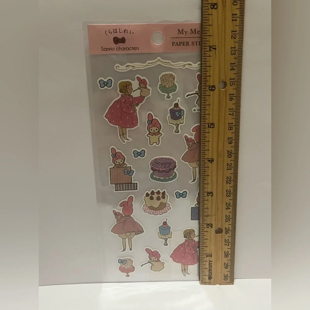My Melody-Kurahashi Rei Cake Sticker Sheet